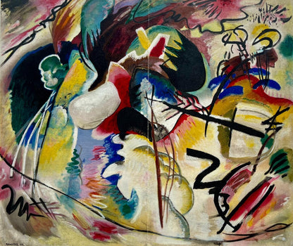 Wassily Kandinsky, Tableau Avec Formes Blanches, Derrire Le Miroir, Lithograph