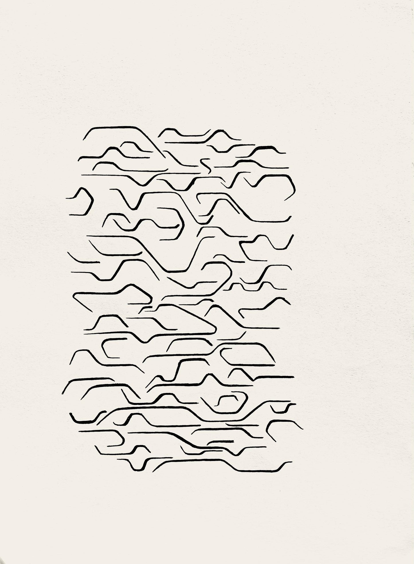 Pablo Palazuelo, Composition, Derrire Le Miroir, Lithograph