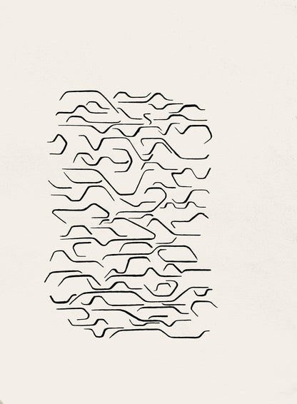 Pablo Palazuelo, Composition, Derrire Le Miroir, Lithograph