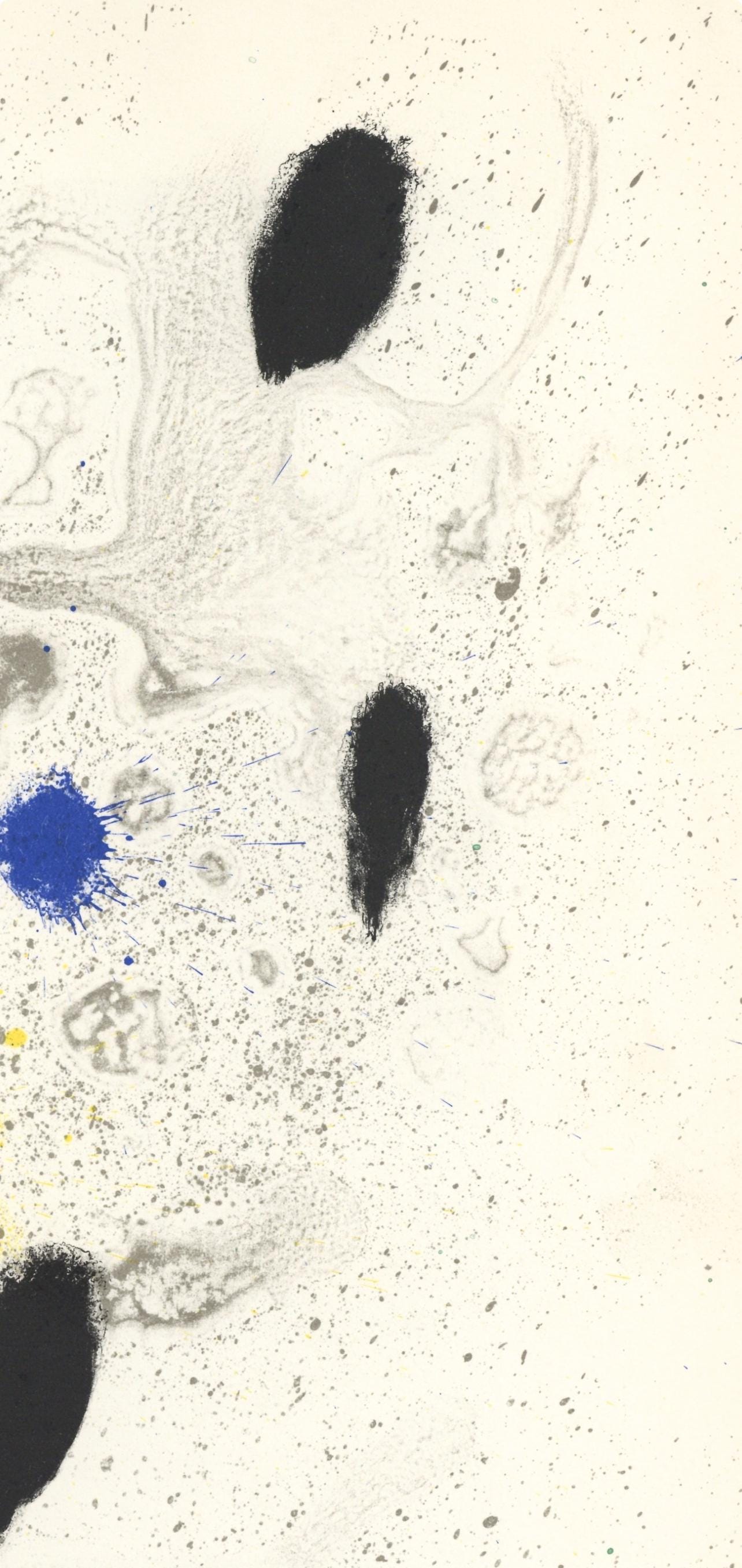 Joan Mir, Composition (Cramer 83; Mourlot 340-347), Derrire Le Miroir, Lithograph