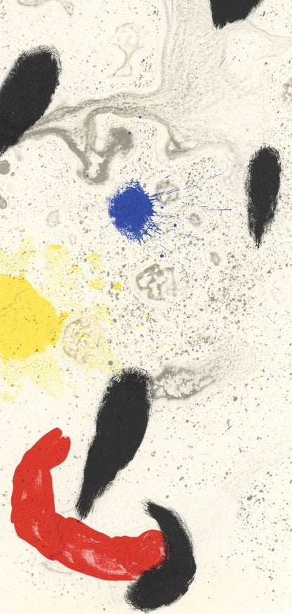 Joan Mir, Composition (Cramer 83; Mourlot 340-347), Derrire Le Miroir, Lithograph