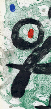 Joan Mir, Composition (Cramer 83; Mourlot 340-347), Derrire Le Miroir, Lithograph