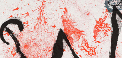 Joan Mir, Composition (Cramer 83; Mourlot 340-347), Derrire Le Miroir, Lithograph