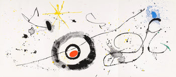 Joan Mir, Composition (Cramer 83; Mourlot 340-347), Derrire Le Miroir, Lithograph