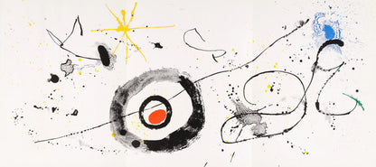 Joan Mir, Composition (Cramer 83; Mourlot 340-347), Derrire Le Miroir, Lithograph