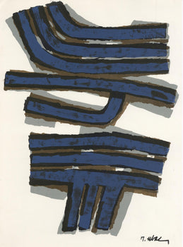 Raoul Ubac, Composition, Derrire Le Miroir, Lithograph