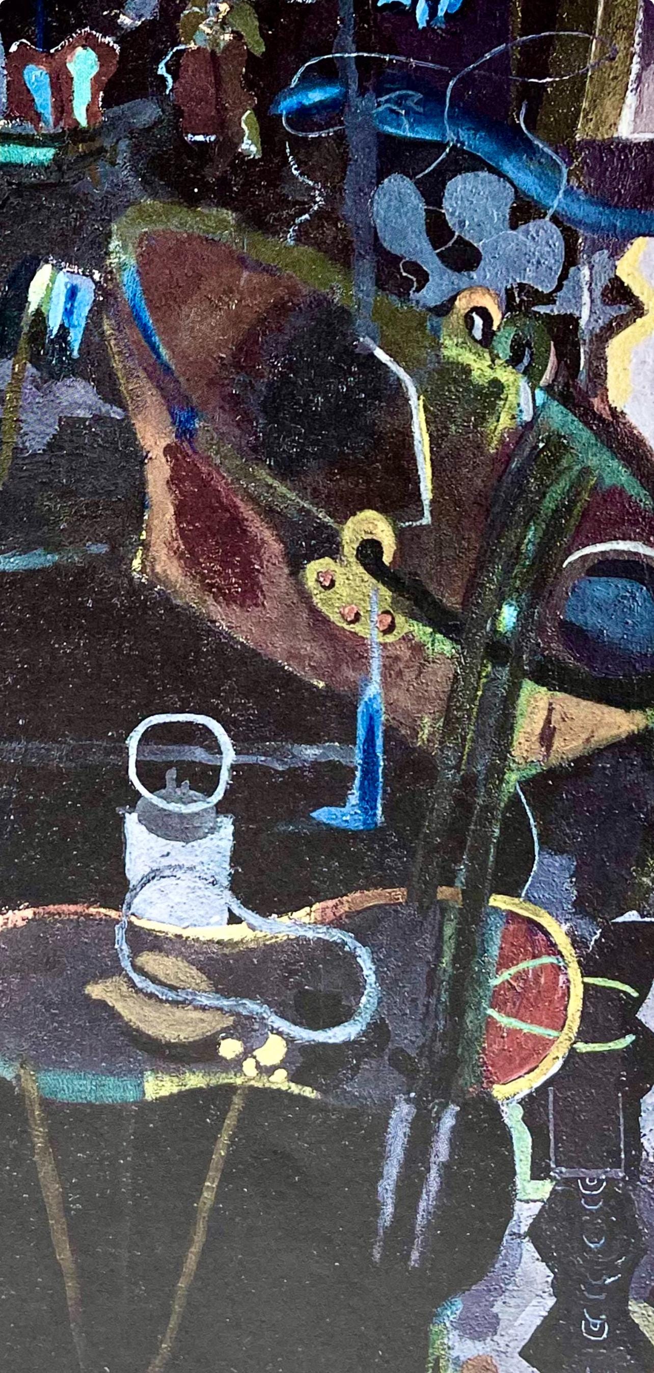 Georges Braque, Composition, Derrire Le Miroir, Lithograph