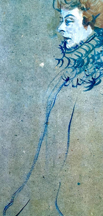 Henri De Toulouse-Lautrec, Composition, Derrire Le Miroir, Lithograph