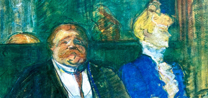 Henri De Toulouse-Lautrec, Composition, Derrire Le Miroir, Lithograph