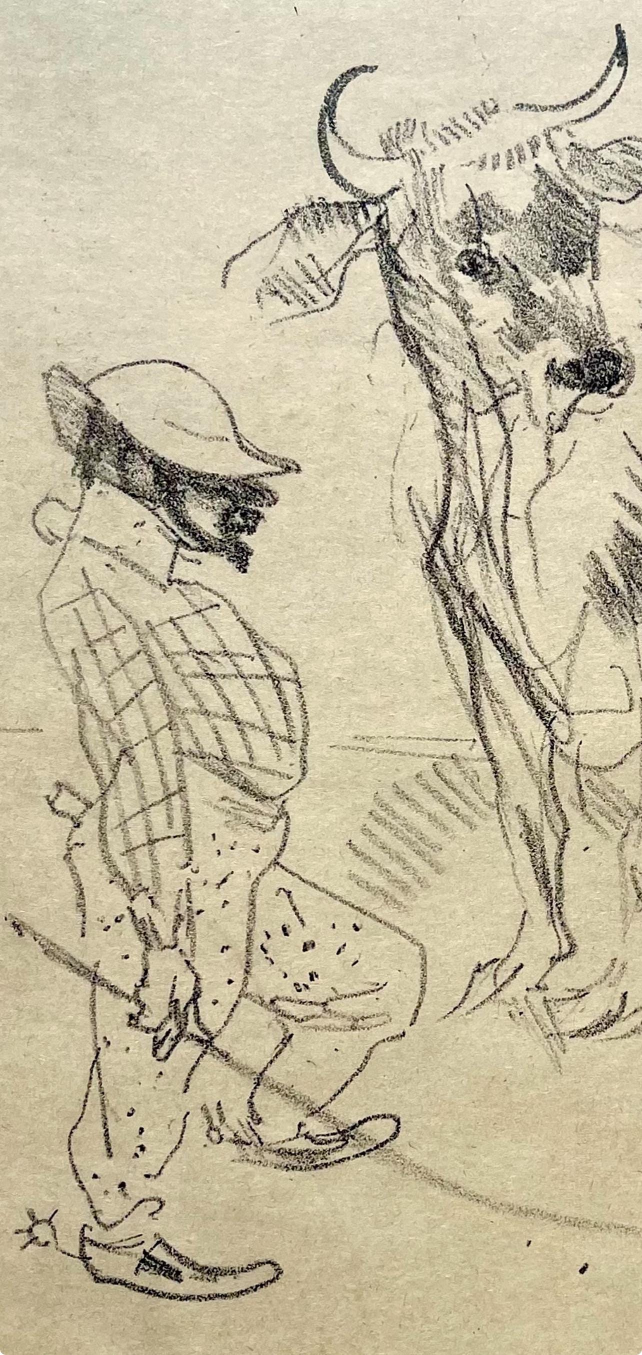 Henri De Toulouse-Lautrec, Composition, Derrire Le Miroir, Lithograph