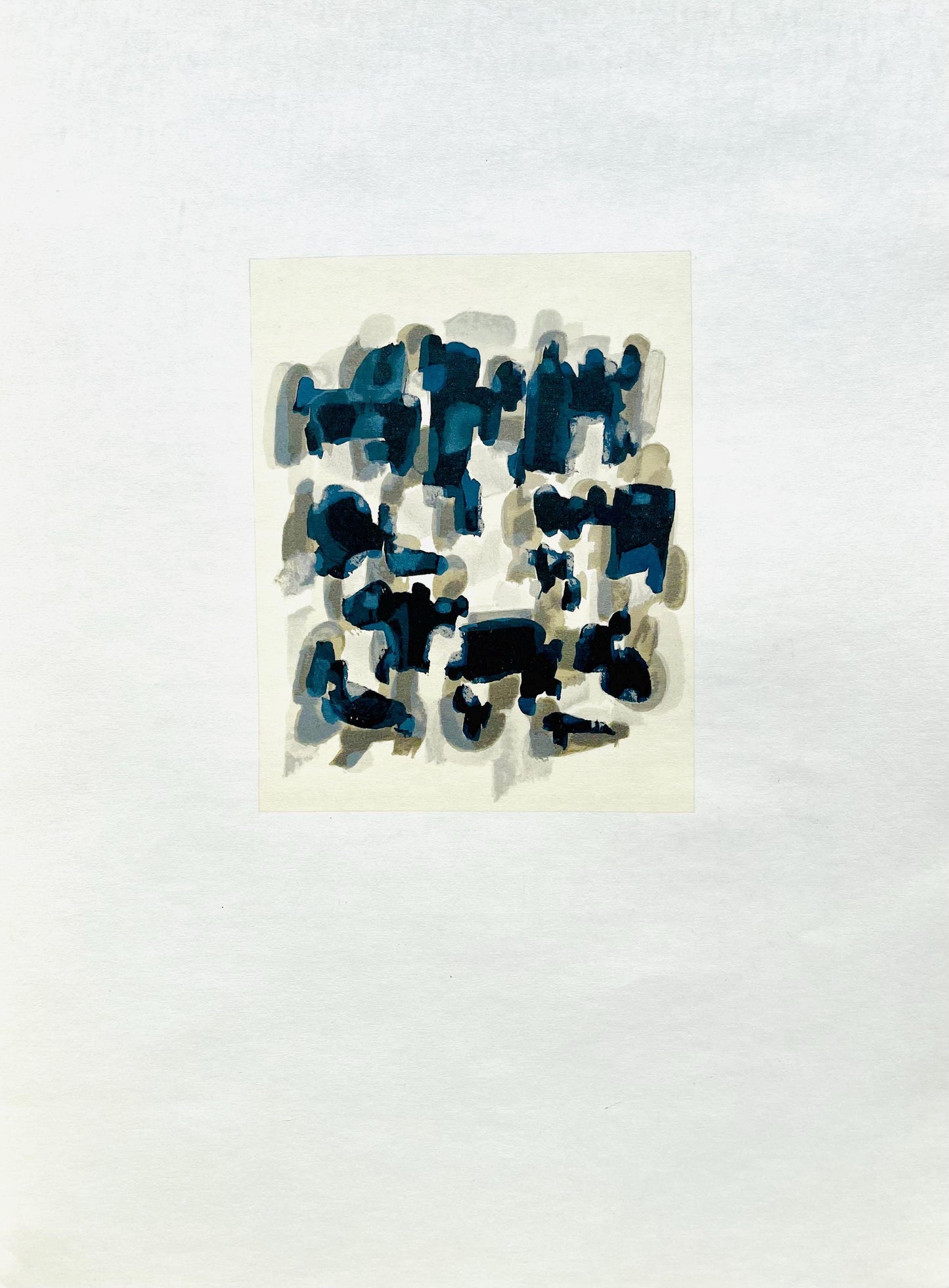 Raoul Ubac, Composition, Derrire Le Miroir, Lithograph