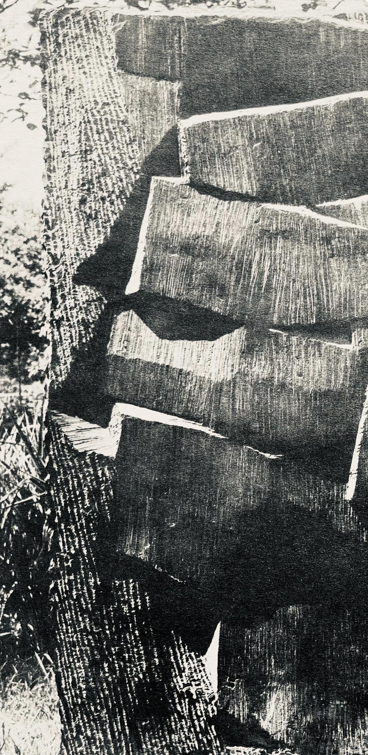 Raoul Ubac, Composition, Derrire Le Miroir, Lithograph