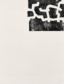 Eduardo Chillida, Composition, Derrire Le Miroir, Woodcut