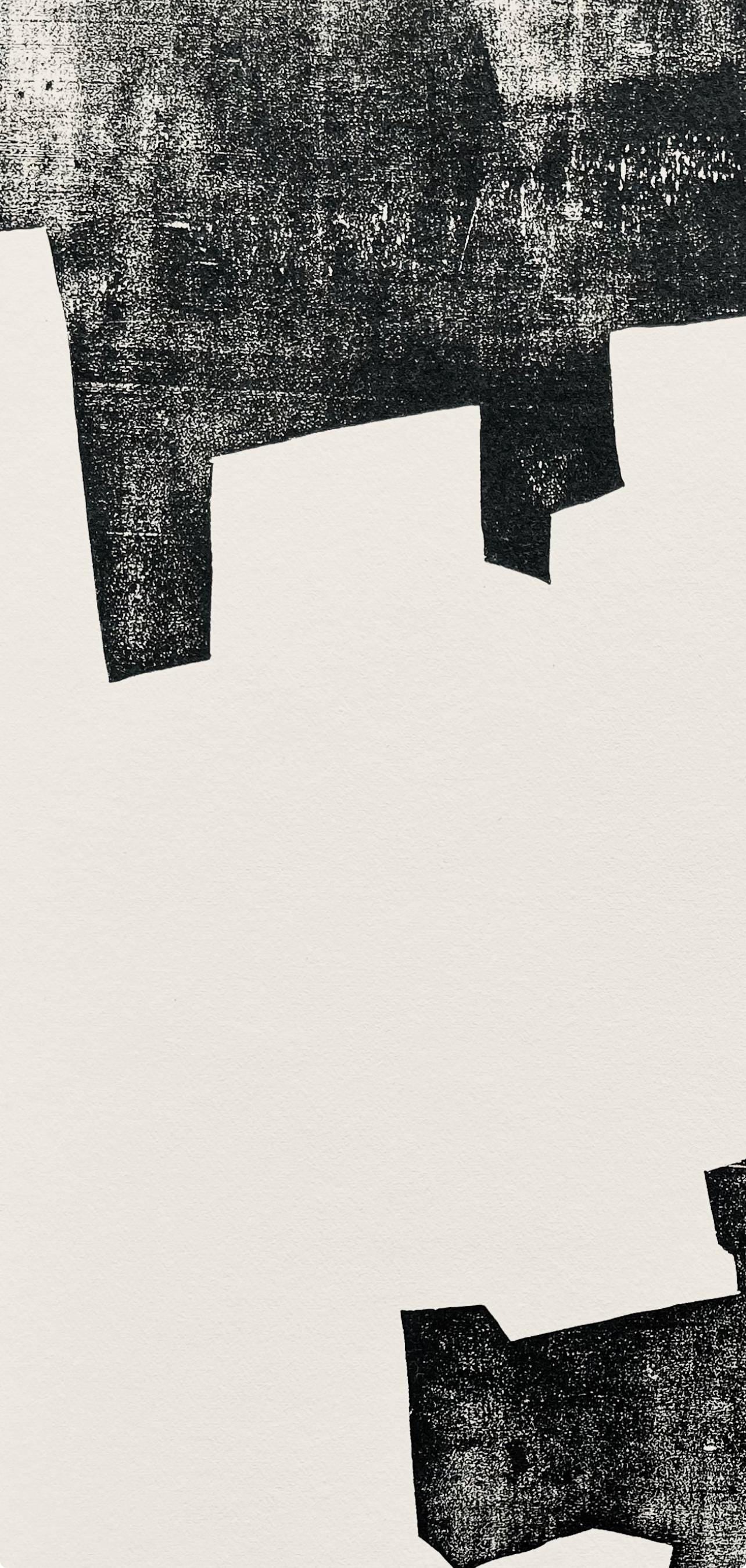 Eduardo Chillida, Composition, Derrire Le Miroir, Woodcut