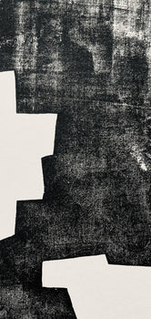 Eduardo Chillida, Composition, Derrire Le Miroir, Woodcut