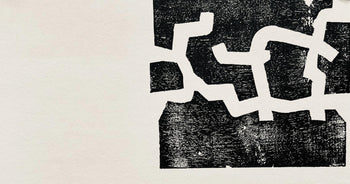 Eduardo Chillida, Composition, Derrire Le Miroir, Woodcut