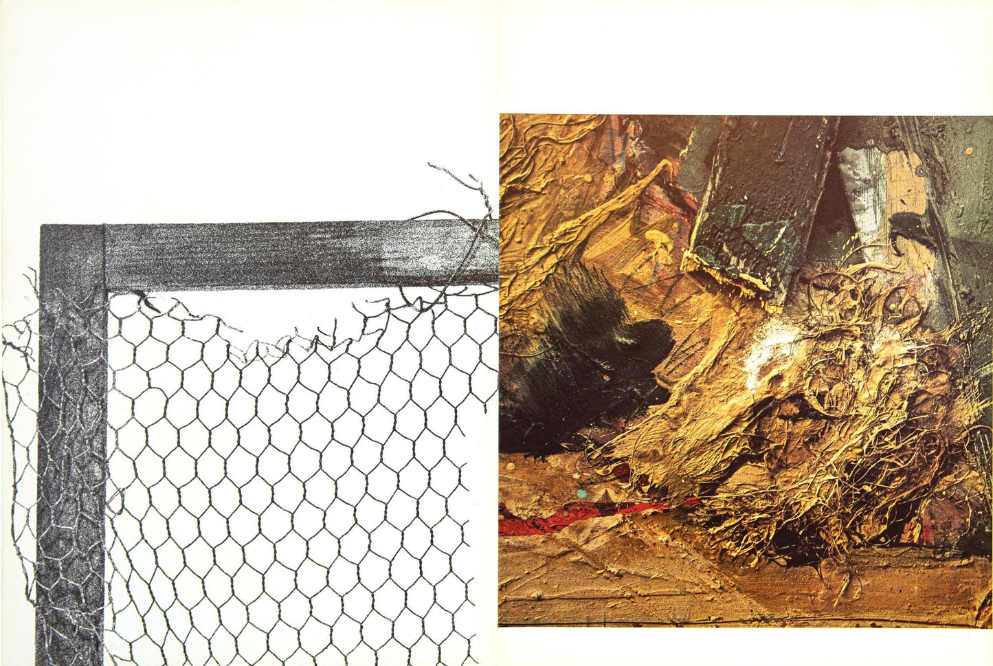 Paul Rebeyrolle, Composition, Derrire Le Miroir, Lithograph