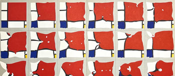 Pol Bury, Composition, Hommage Aim Et Marguerite Maeght, Derrire Le Miroir, Lithograph