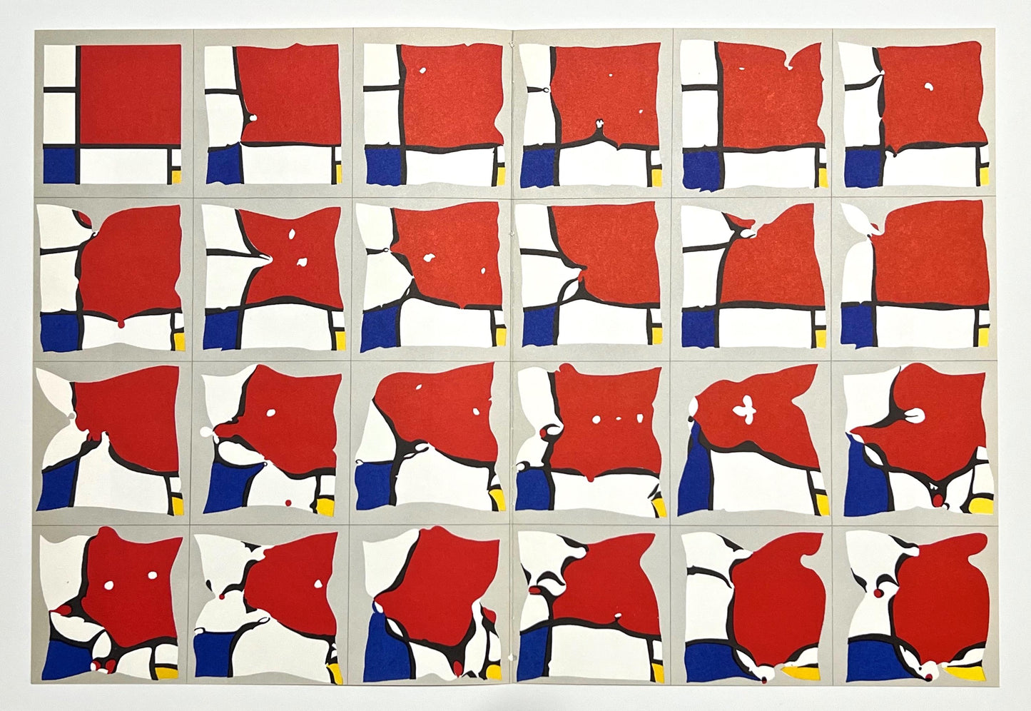 Pol Bury, Composition, Hommage Aim Et Marguerite Maeght, Derrire Le Miroir, Lithograph