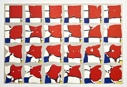 Pol Bury, Composition, Hommage Aim Et Marguerite Maeght, Derrire Le Miroir, Lithograph