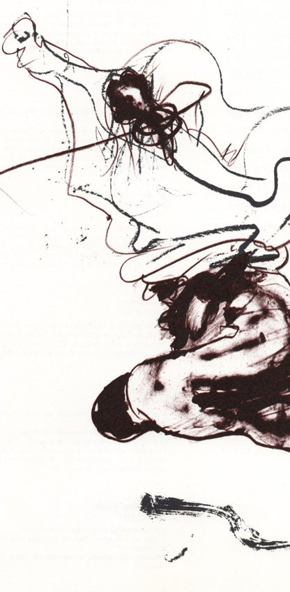 Paul Rebeyrolle, Composition, Hommage Aim Et Marguerite Maeght, Derrire Le Miroir, Lithograph