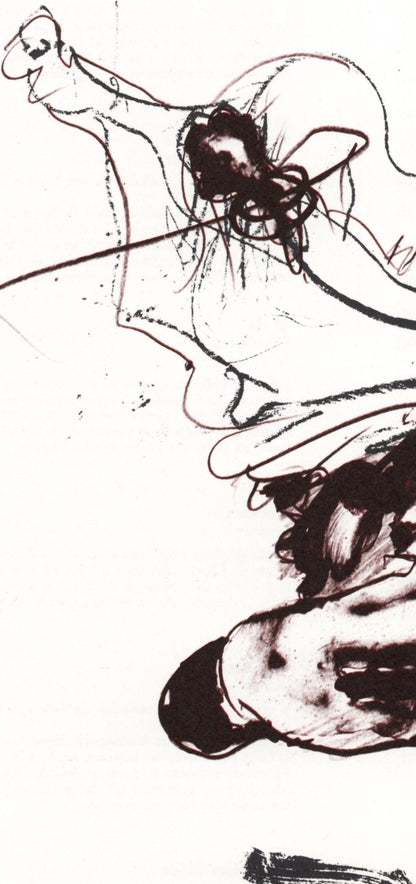 Paul Rebeyrolle, Composition, Hommage Aim Et Marguerite Maeght, Derrire Le Miroir, Lithograph