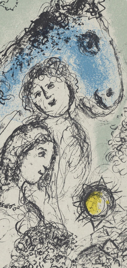 Marc Chagall, Composition (Mourlot 993), Hommage Aim Et Marguerite Maeght, Derrire Le Miroir,