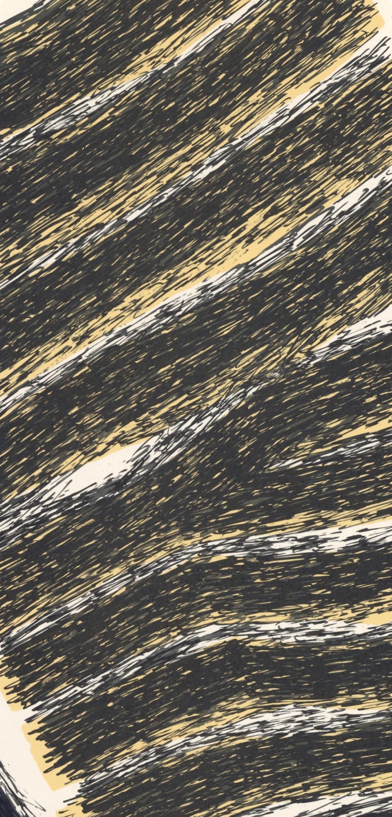 Raoul Ubac, Composition, Derrire Le Miroir, Lithograph