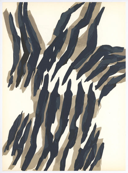 Raoul Ubac, Composition, Derrire Le Miroir, Lithograph