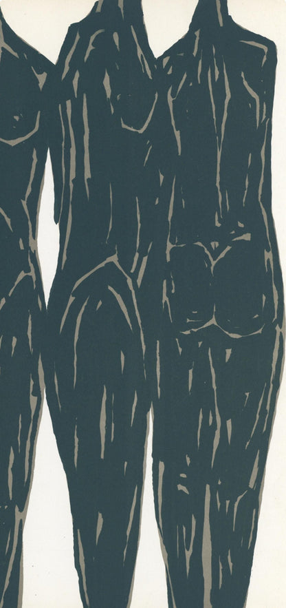 Raoul Ubac, Composition, Derrire Le Miroir, Lithograph