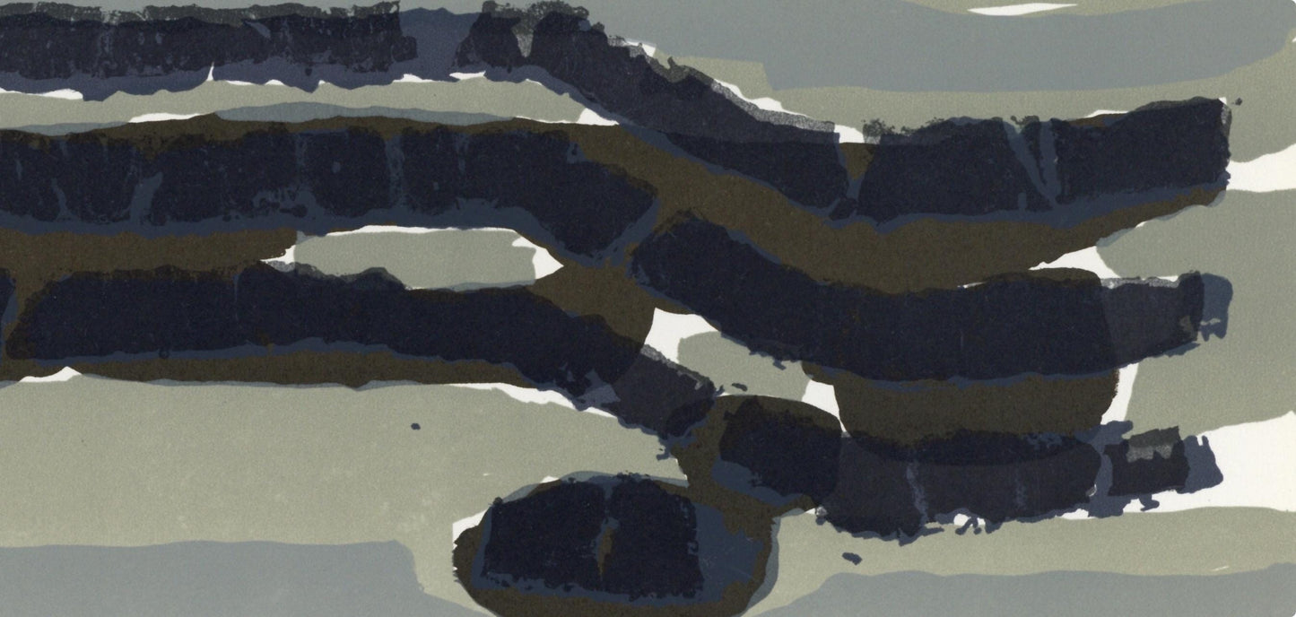 Raoul Ubac, Composition, Derrire Le Miroir, Lithograph