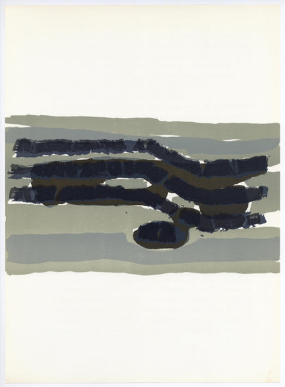 Raoul Ubac, Composition, Derrire Le Miroir, Lithograph