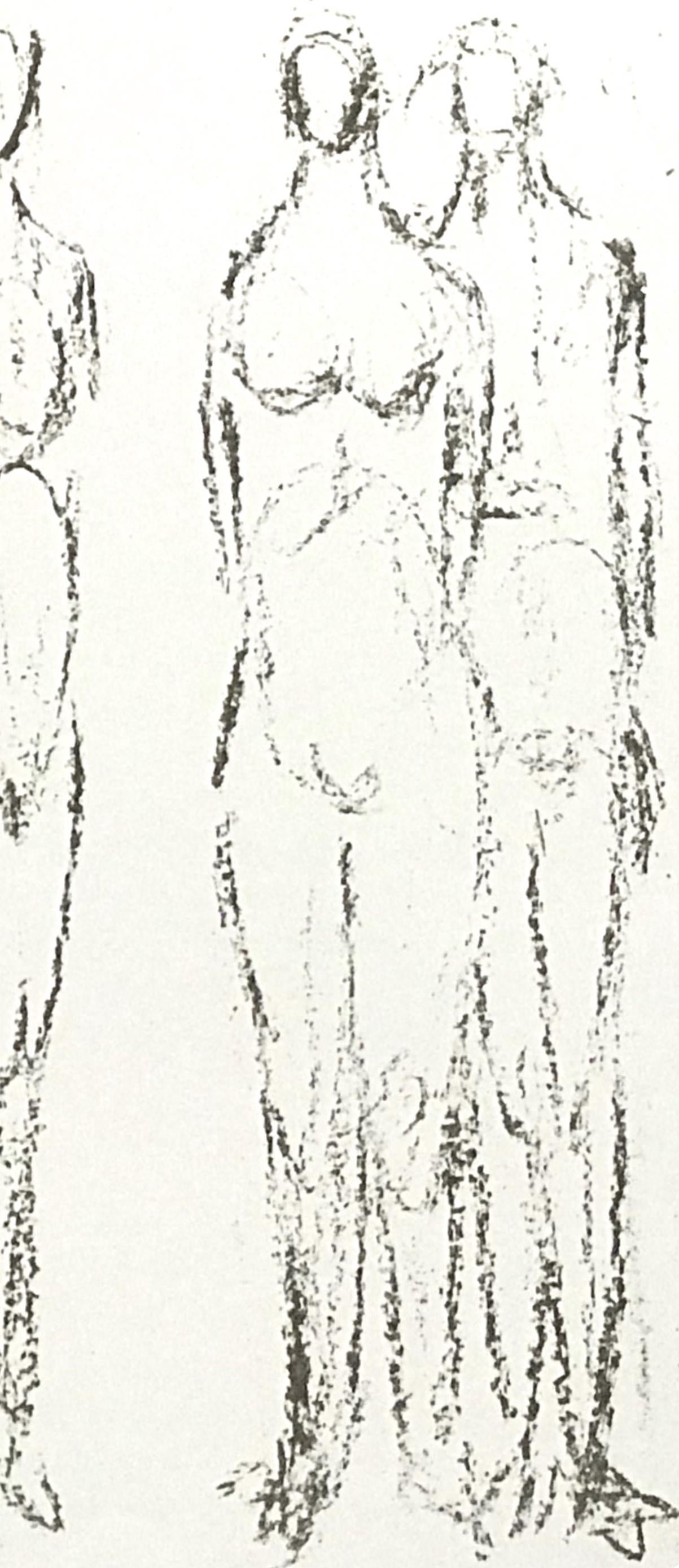 Raoul Ubac, Composition, Derrire Le Miroir, Lithograph