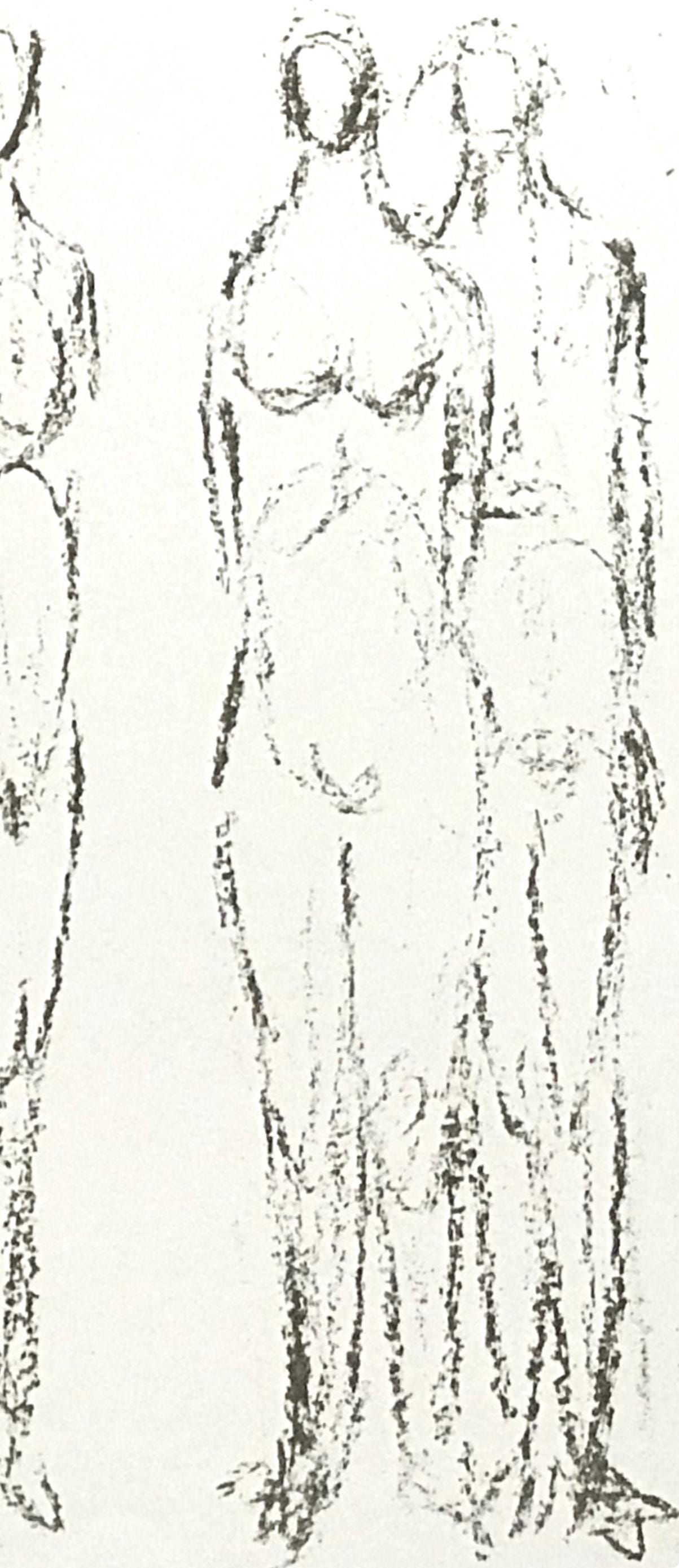 Raoul Ubac, Composition, Derrire Le Miroir, Lithograph