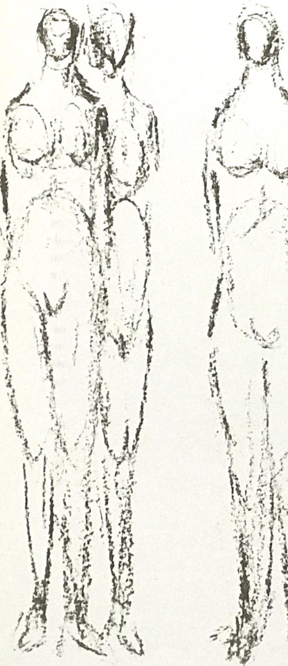 Raoul Ubac, Composition, Derrire Le Miroir, Lithograph