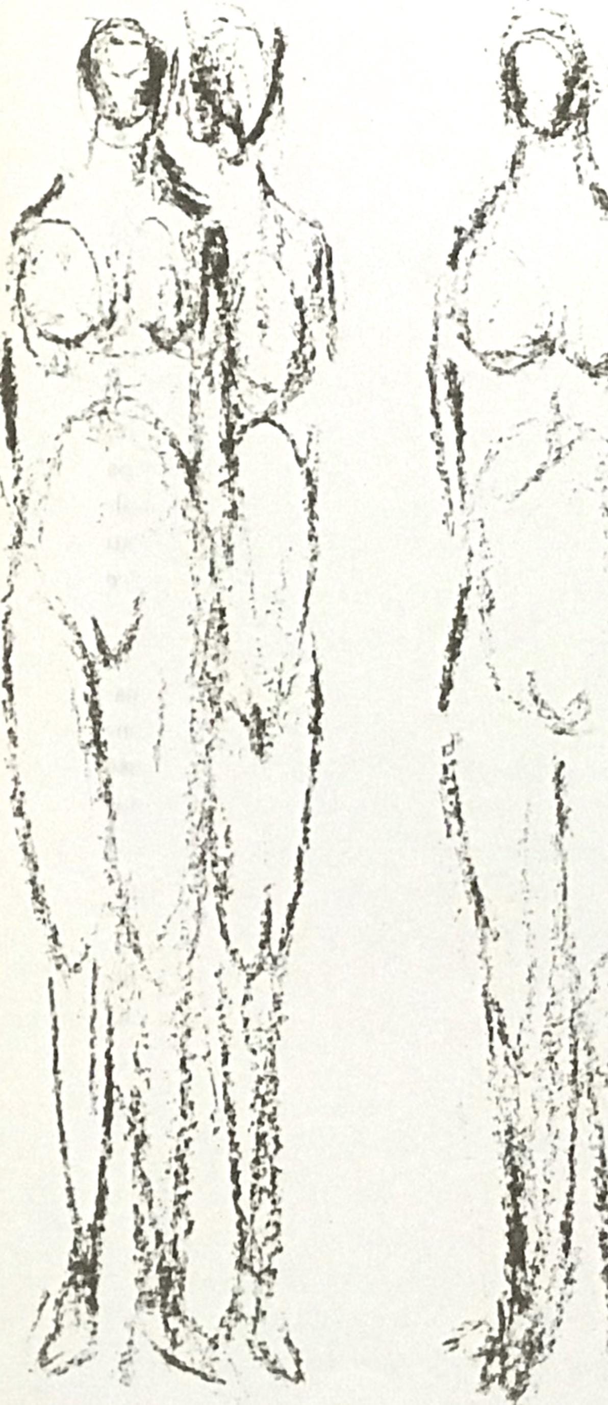 Raoul Ubac, Composition, Derrire Le Miroir, Lithograph