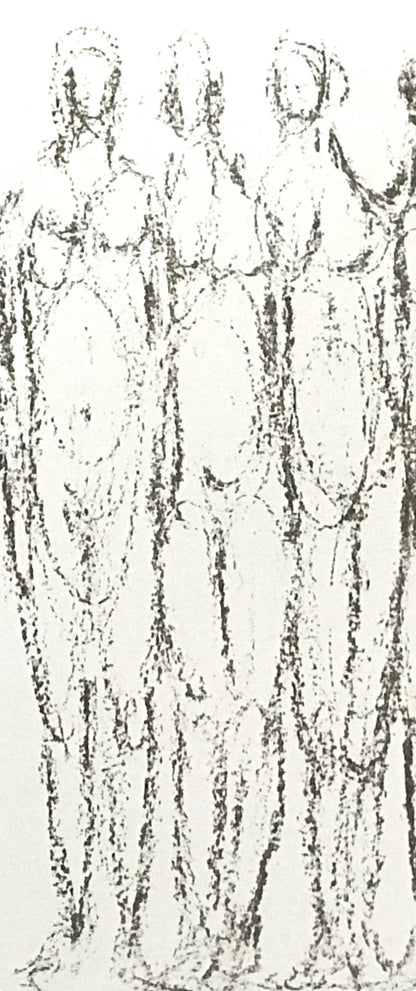 Raoul Ubac, Composition, Derrire Le Miroir, Lithograph