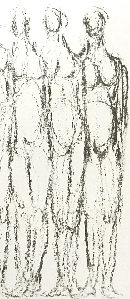 Raoul Ubac, Composition, Derrire Le Miroir, Lithograph