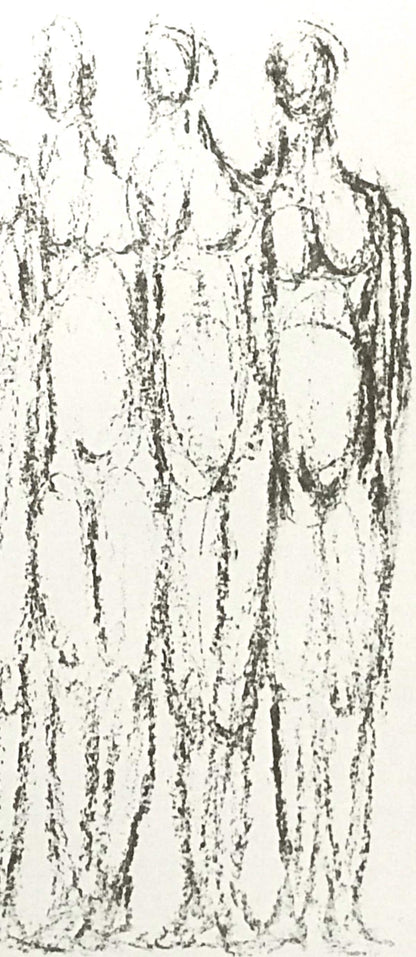 Raoul Ubac, Composition, Derrire Le Miroir, Lithograph