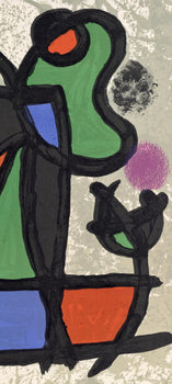 Joan Mir, Composition, Derrire Le Miroir, Lithograph