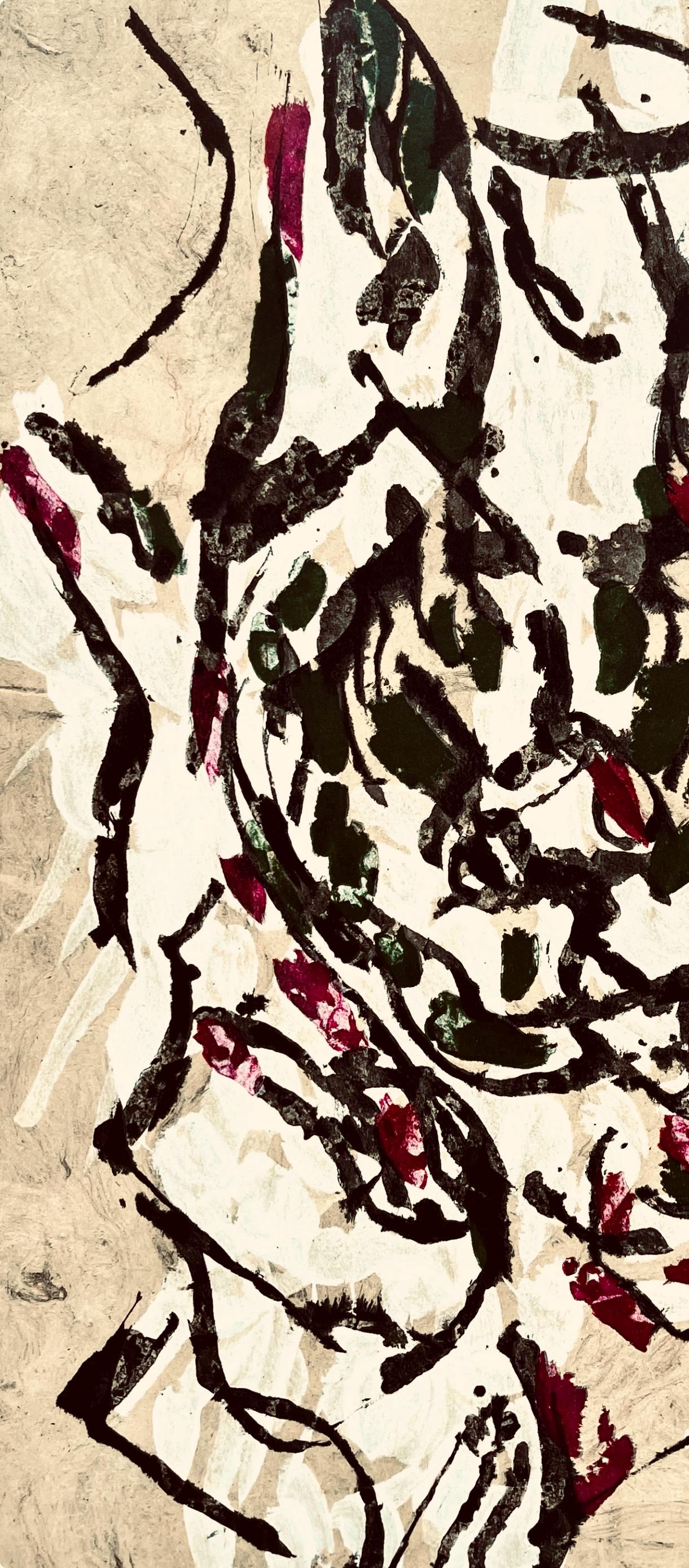 Jean-Paul Riopelle, Composition, Derrire Le Miroir, Lithograph