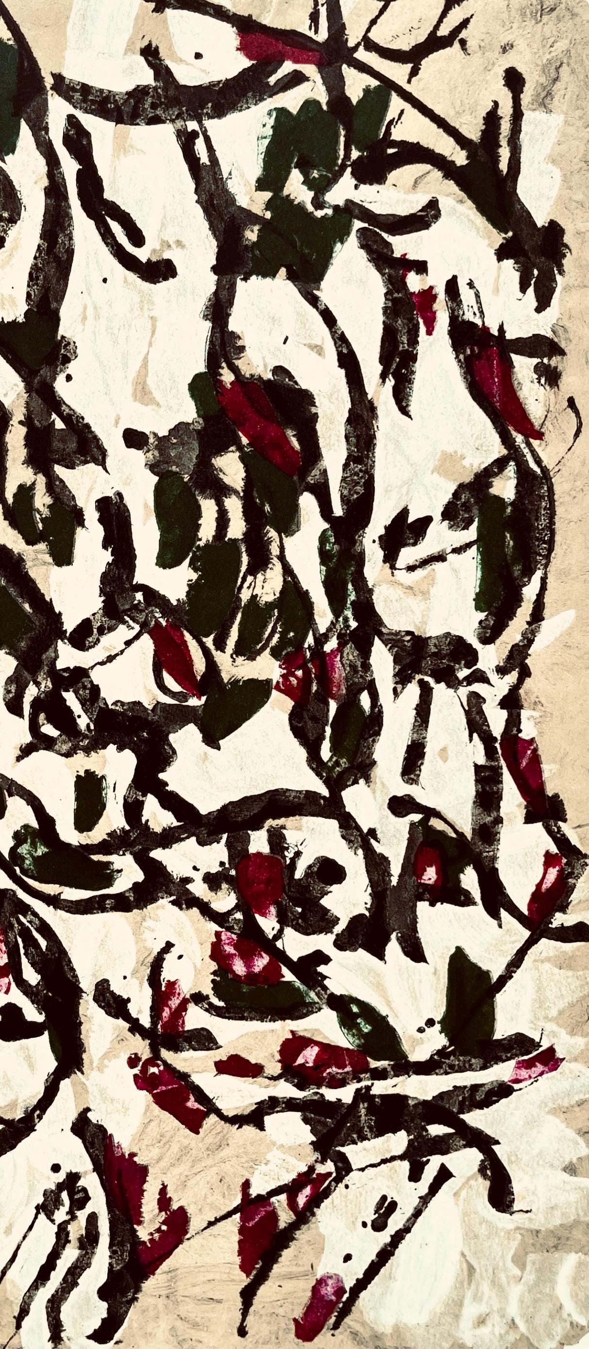 Jean-Paul Riopelle, Composition, Derrire Le Miroir, Lithograph