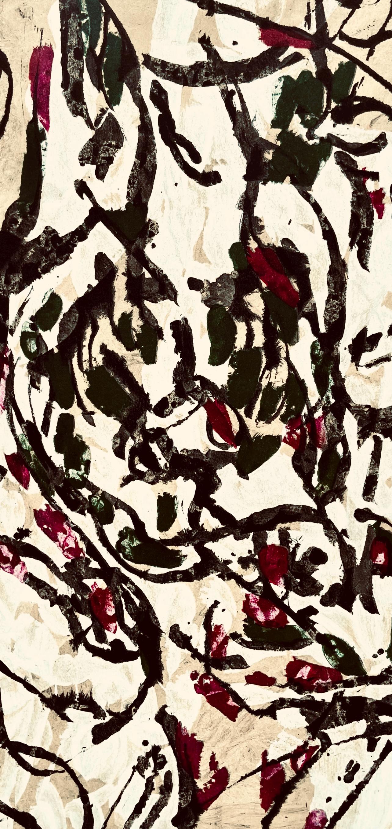 Jean-Paul Riopelle, Composition, Derrire Le Miroir, Lithograph