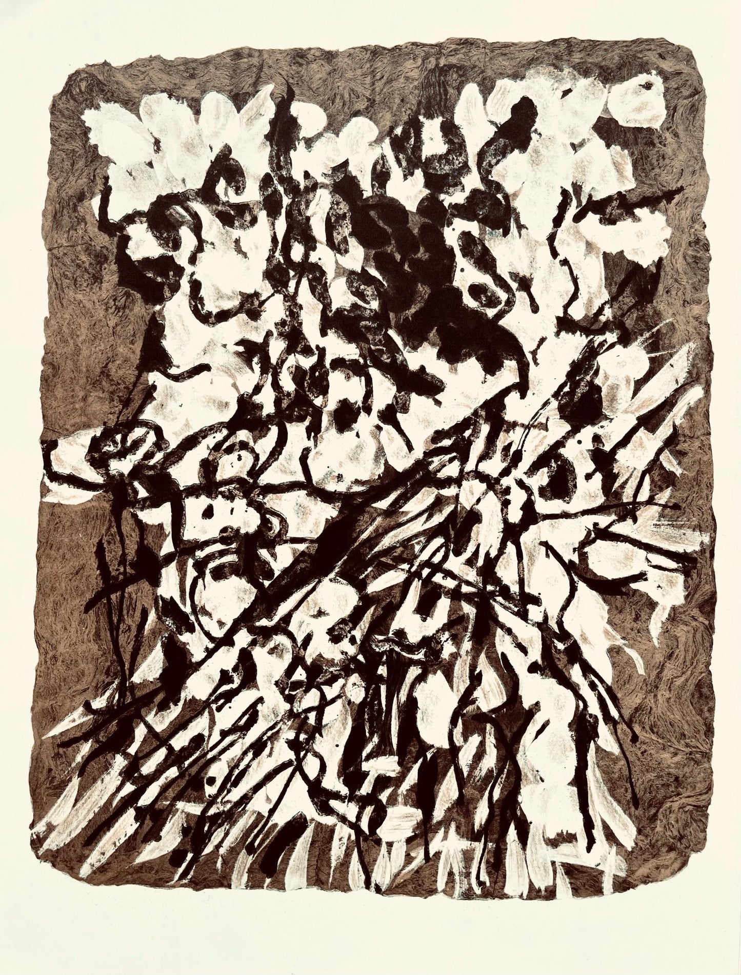 Jean-Paul Riopelle, Composition, Derrire Le Miroir, Lithograph