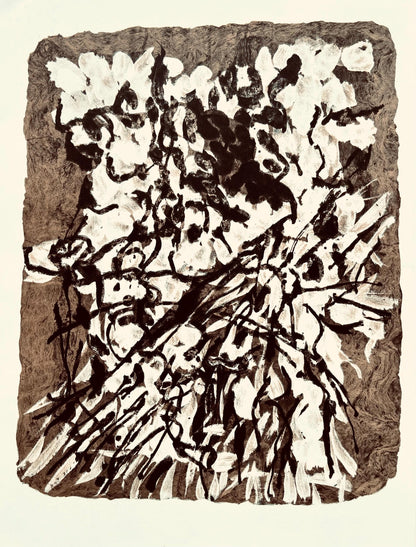 Jean-Paul Riopelle, Composition, Derrire Le Miroir, Lithograph