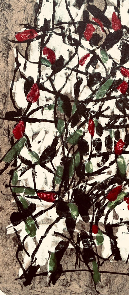 Jean-Paul Riopelle, Composition, Derrire Le Miroir, Lithograph