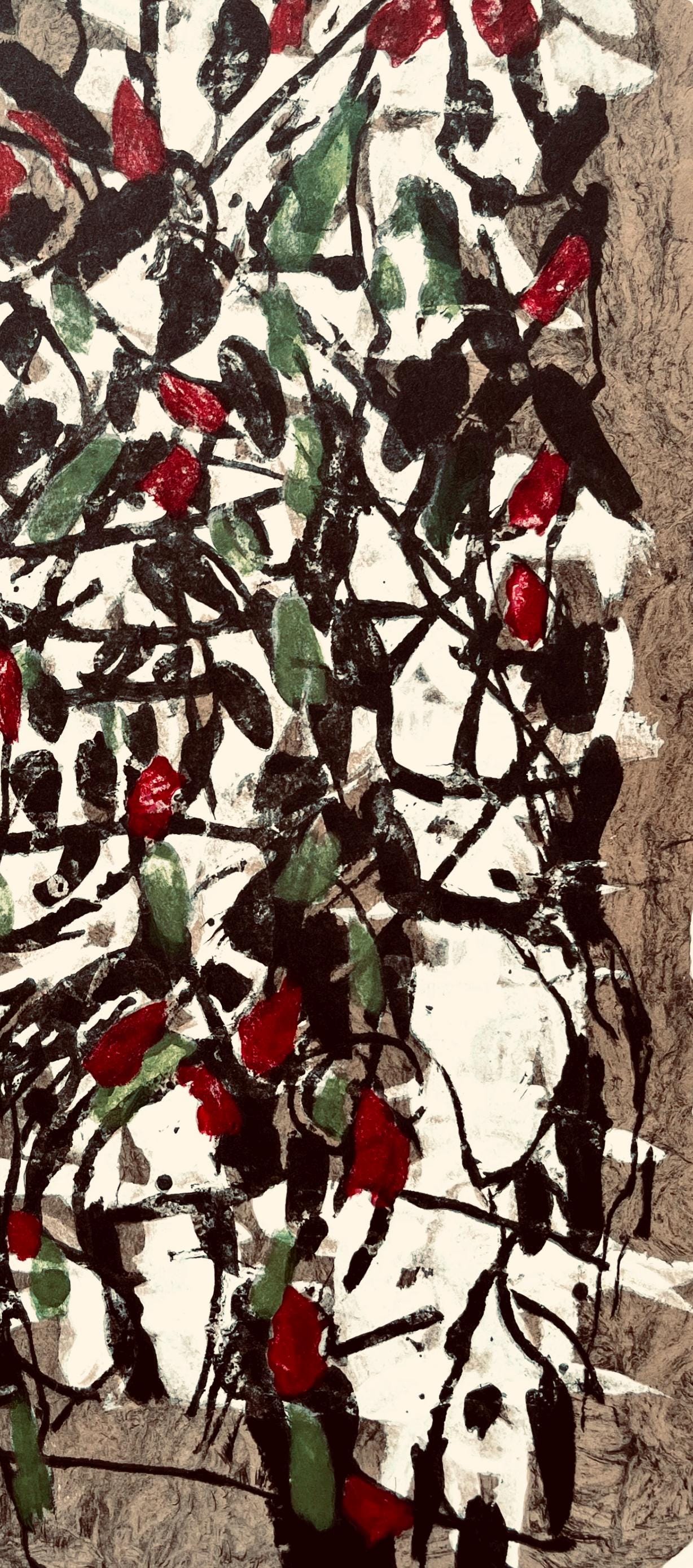 Jean-Paul Riopelle, Composition, Derrire Le Miroir, Lithograph