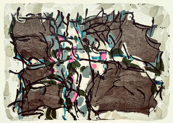 Jean-Paul Riopelle, Composition, Derrire Le Miroir, Lithograph