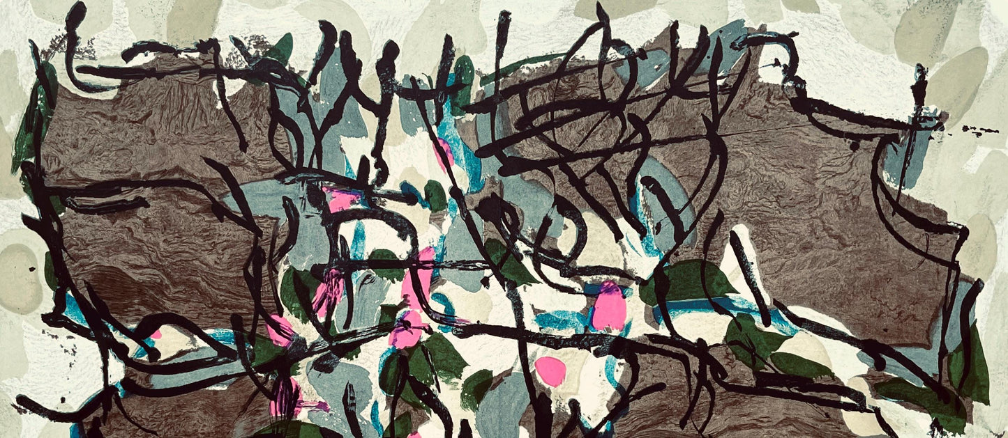 Jean-Paul Riopelle, Composition, Derrire Le Miroir, Lithograph