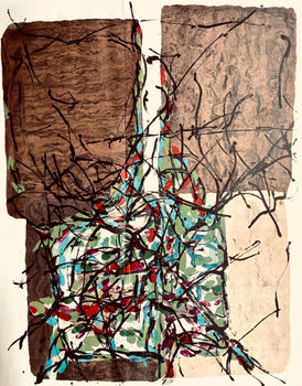 Jean-Paul Riopelle, Composition, Derrire Le Miroir, Lithograph